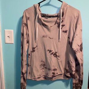 PINK Hooded Long Sleeve Shirt